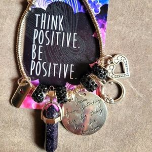 2 for 40 Silver rope Bullet Pendant charm bracelets